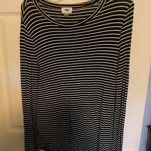 Old navy striped luxe long sleeve